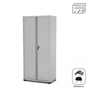 Armário de Aço PA-75 - 1,62x0,75x0,40m - CHAPA # 26 - CZ/CZ - PANDIN - 12001 .