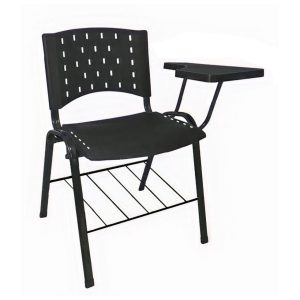 Cadeira Universitária Plástica (CANHOTO) - COR PRETO - REALPLAST - 32022