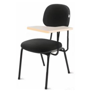 Carteira Universitária Secretária Estofada (CANHOTO) - Corino Preto 32004