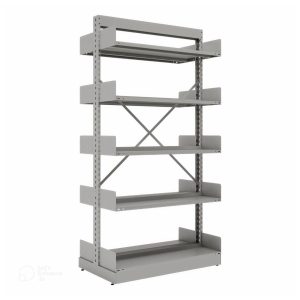 Estante Biblioteca de CENTRO com 10 Bandejas - 2,00x0,92x0,58m - PMD - 13123