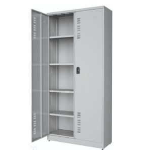 Armário de Aço POP c/ Portas - PA 90 # 26 - CHAPA LEVE - 1,98x0,90x0,40m - W3 - CZ/CZ - 17004