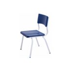 Cadeira Escolar Juvenil 06 a 09 anos - COR AZUL - REALPLAST - 89000