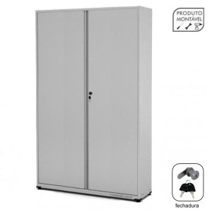 Armário de Aço PA-110 - 1,93x1,20x0,40m - CHAPA # 26/24 - PANDIN - CZ/CZ - 12007 .