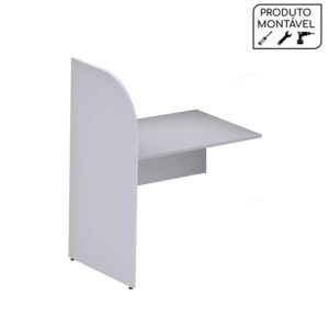 Baia CONTINUAÇÃO para Atendimento 1,20x0,80x0,60mCINZA/CINZA - 24011