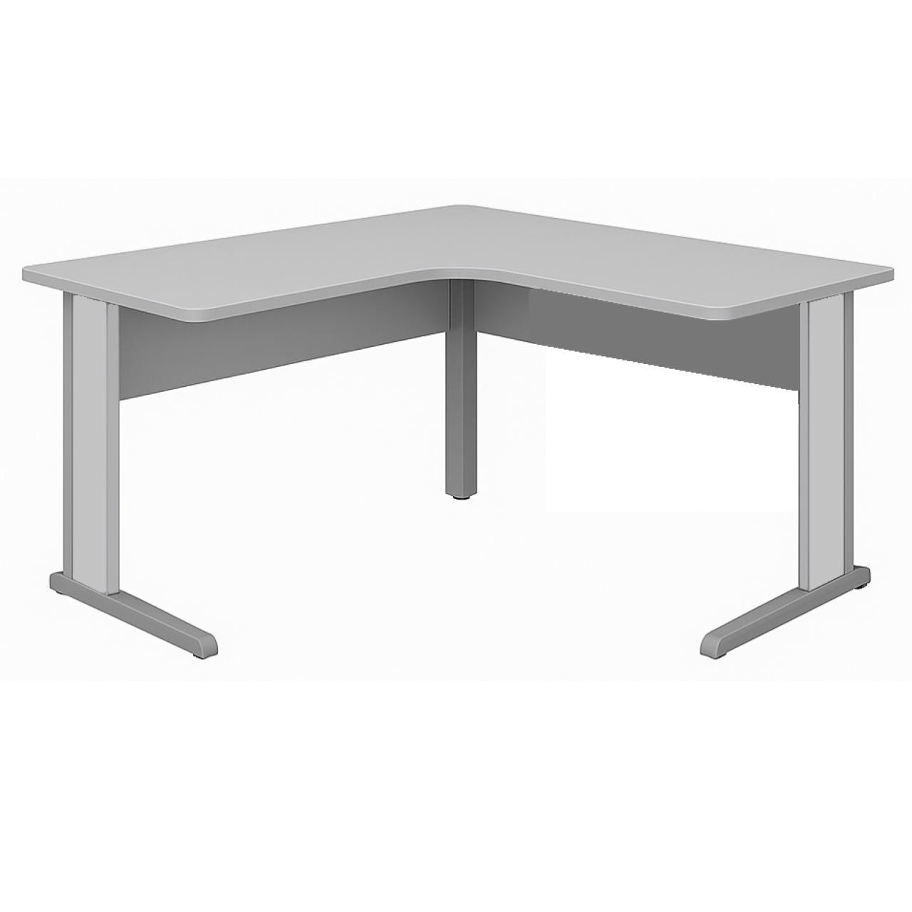 Estação de Trabalho 1,40x1,40m s/ Gaveta - JOB - CINZA / CINZA - 43018