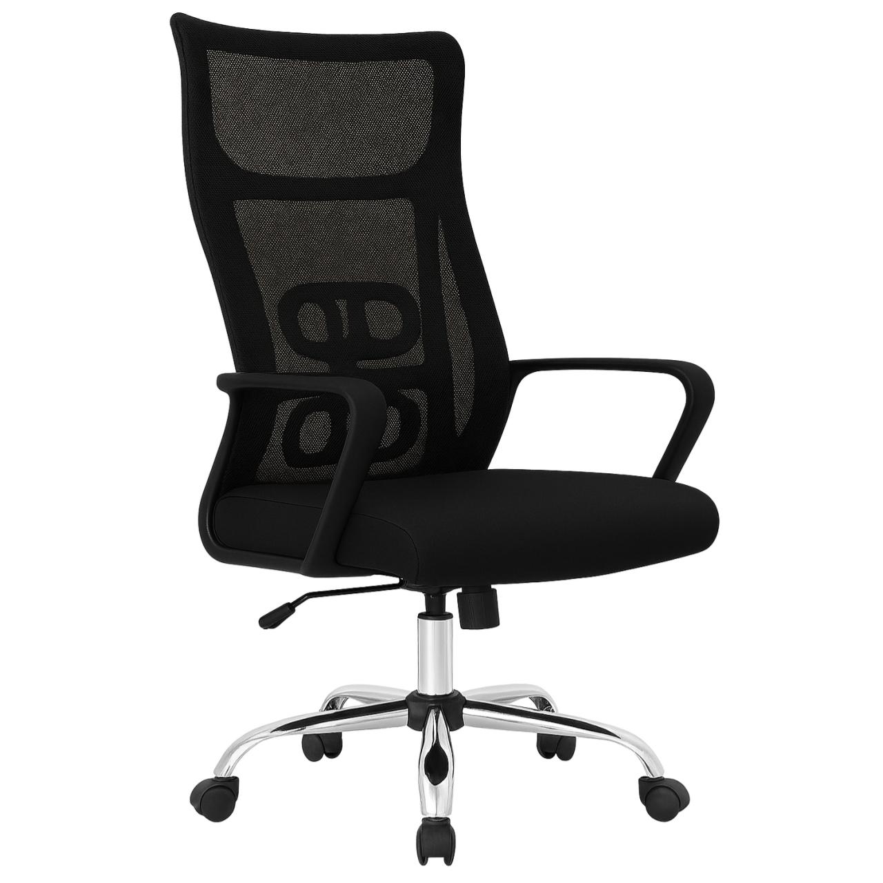 Cadeira de Escritório Tela NAVI - Cor PRETA - 20082