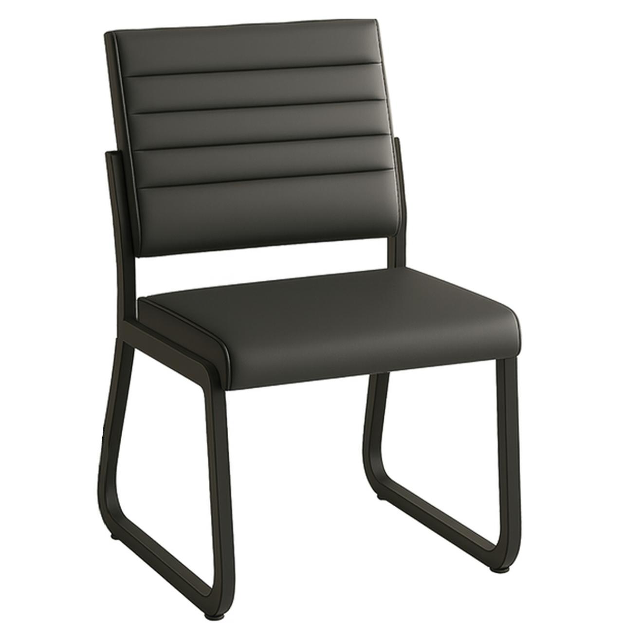 Poltrona para Escritório Estofada - TRIX - Cor Preta - 35119